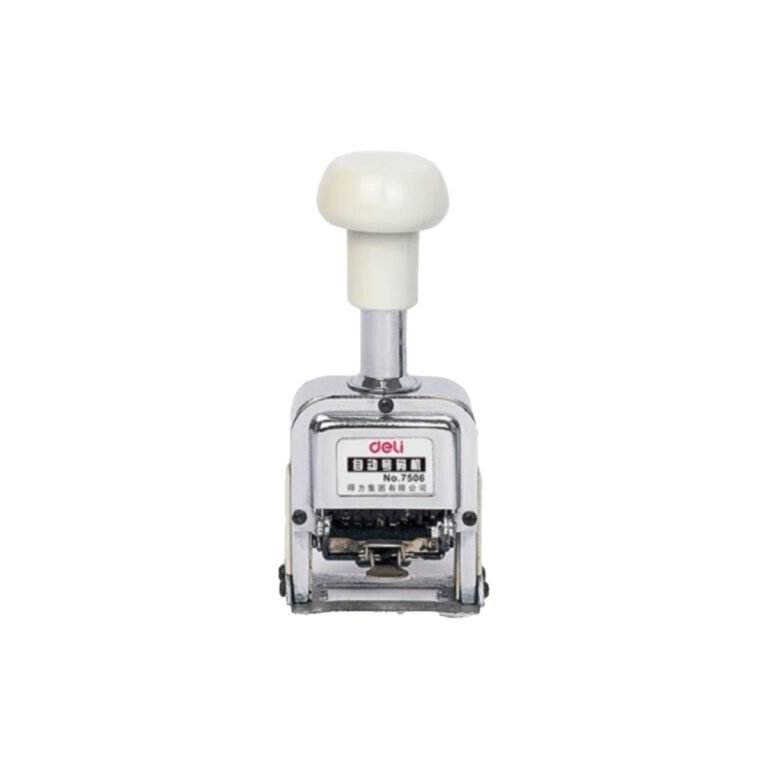 Deli 7506 Numbering Machine, 43×26.5x18cm, 6 digits