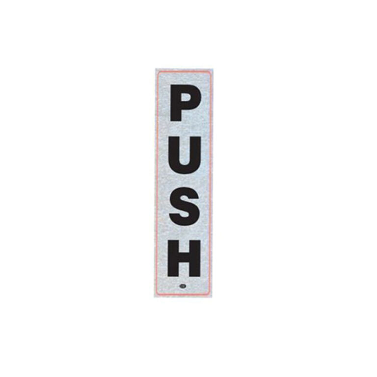FIS Sticker PUSH 4x17cm