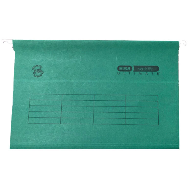 Elba Suspension File F/S, 50/box, Green