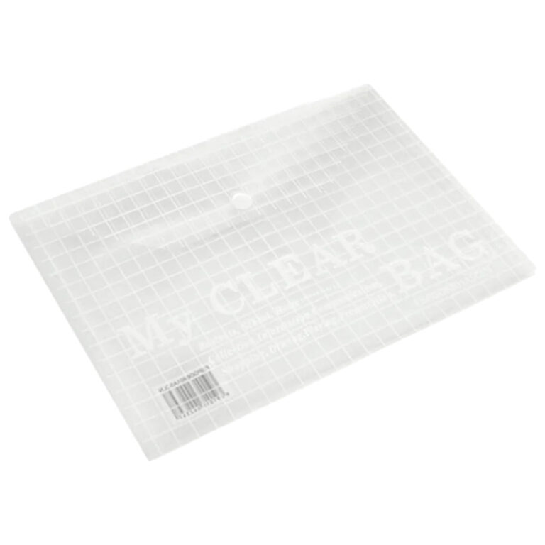 FIS Document Bag “My Clear Bag” A4, 12/pack, Clear