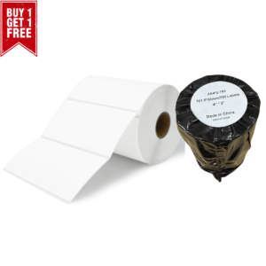Generic White 4 x 2-inch Direct Thermal Barcode Labels, 750 Labels/Roll