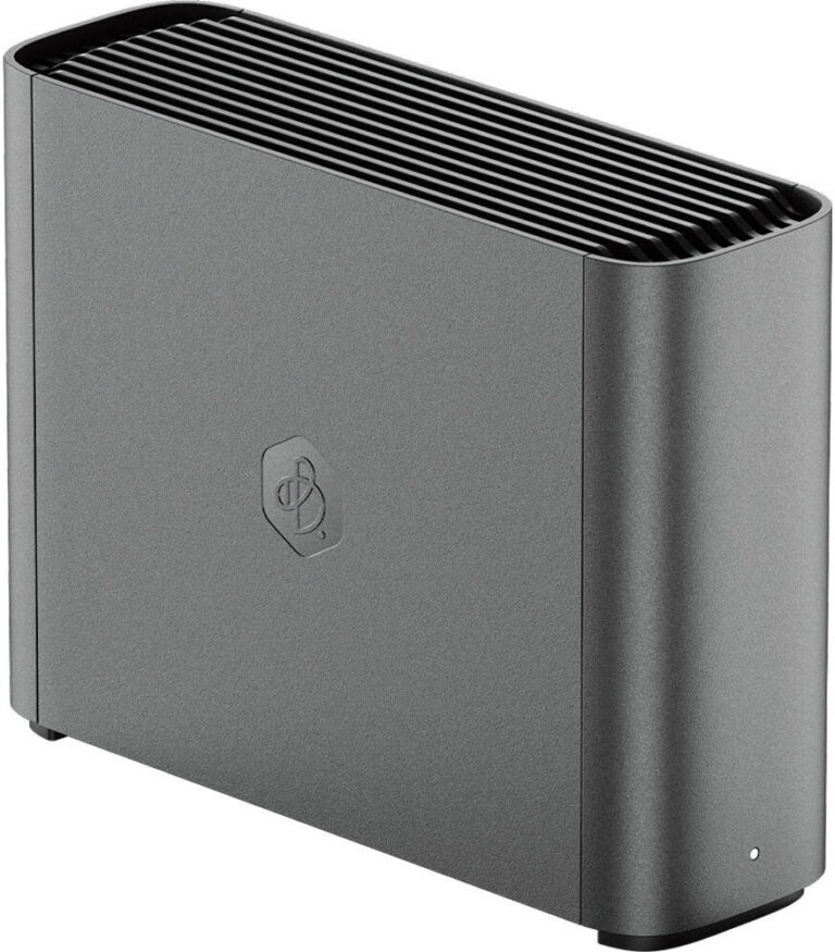 Synology 8TB BeeStation Plus Personal Cloud NAS Server, Intel Celeron J4125, 4GB DDR4 RAM, Built-In GPU, Synology BeeStation Operating System, Black | BST170-8T
