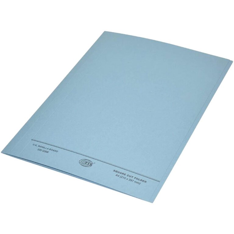 FIS Square Cut Folder A4, 10/pack, Blue