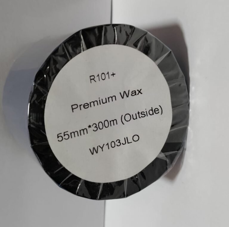 Generic Thermal Transfer Wax Ribbon 55mm x 300m – 1 Inch Core
