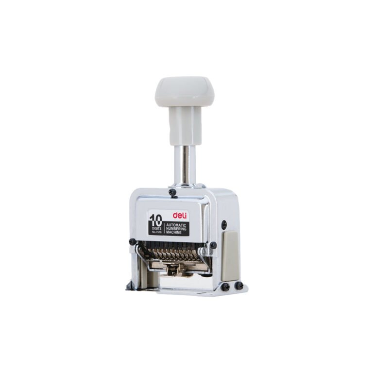 Deli 7510 Numbering Machine, 50.5×32.5×19.5cm, 10 digits