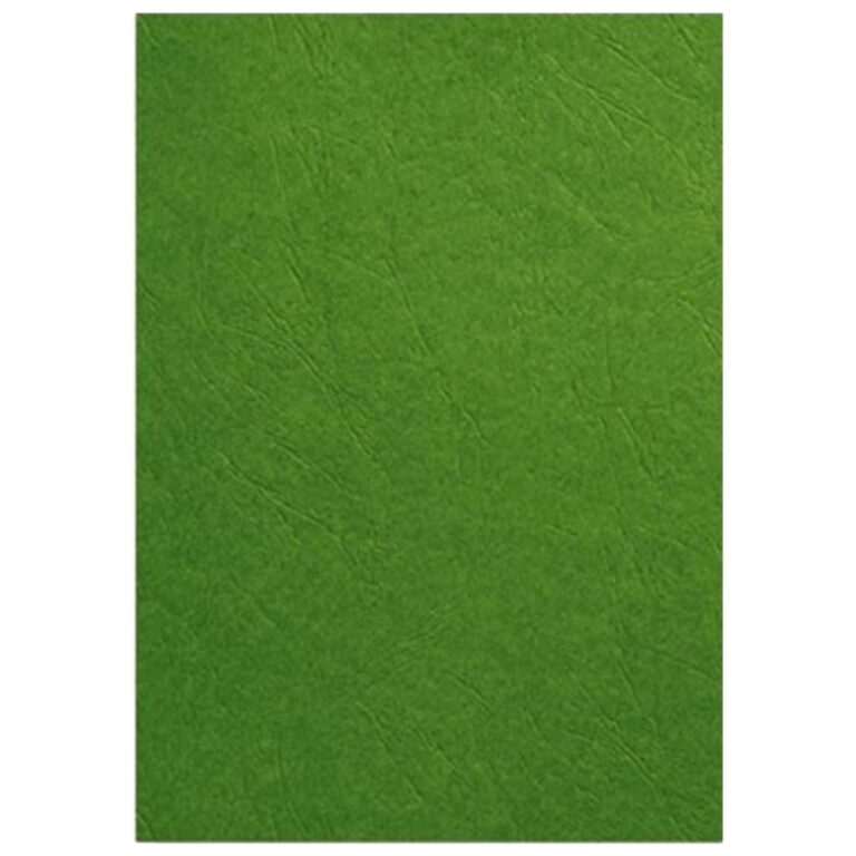 Deluxe A3 Embossed Leather Board Binding Cover, 100/pack, Green