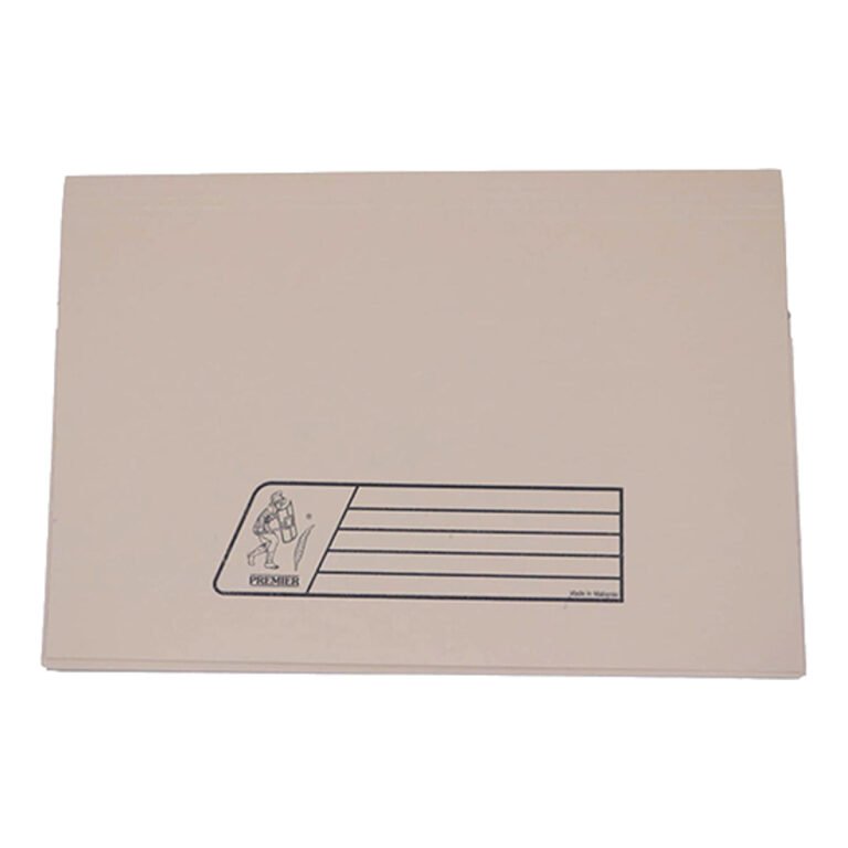 Premier Document Wallet Full Flap, 285gsm, FS, Buff
