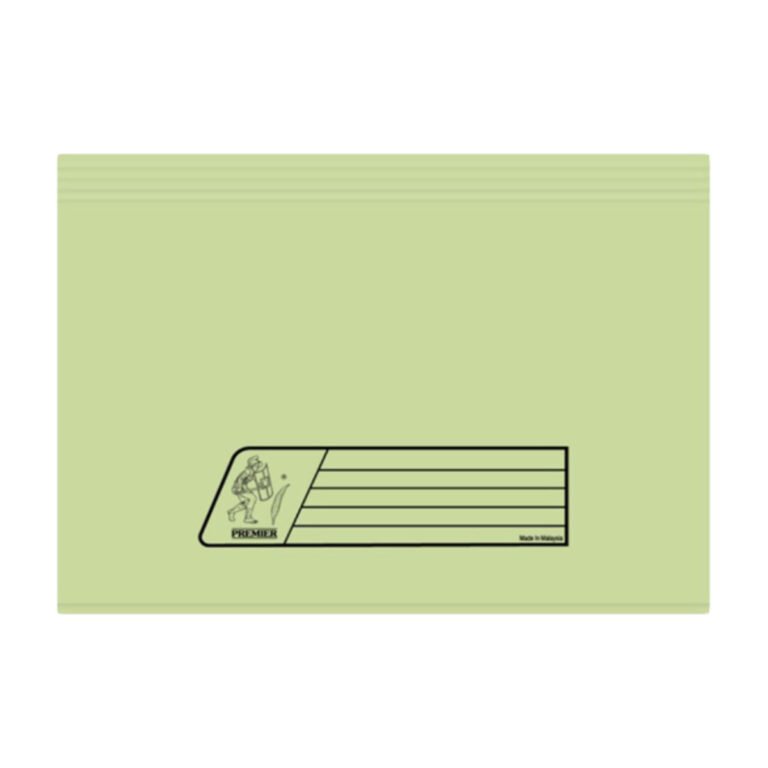 Premier Document Wallet Full Flap, 285gsm, FS, Green