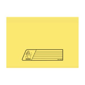 Premier Document Wallet Full Flap, 285gsm, FS, Yellow