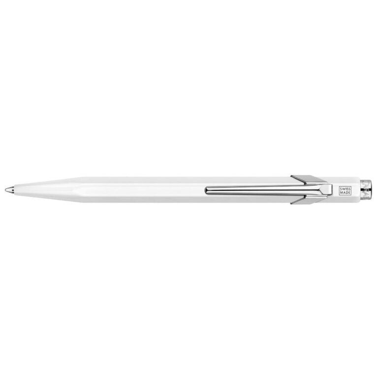 Caran d’Ache 849 Ballpoint Pen, 0.25mm, White
