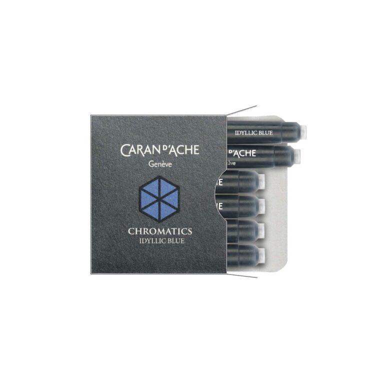 Caran d’Ache Ink Cartridges CHROMATICS, 6/pack, Idyllic Blue