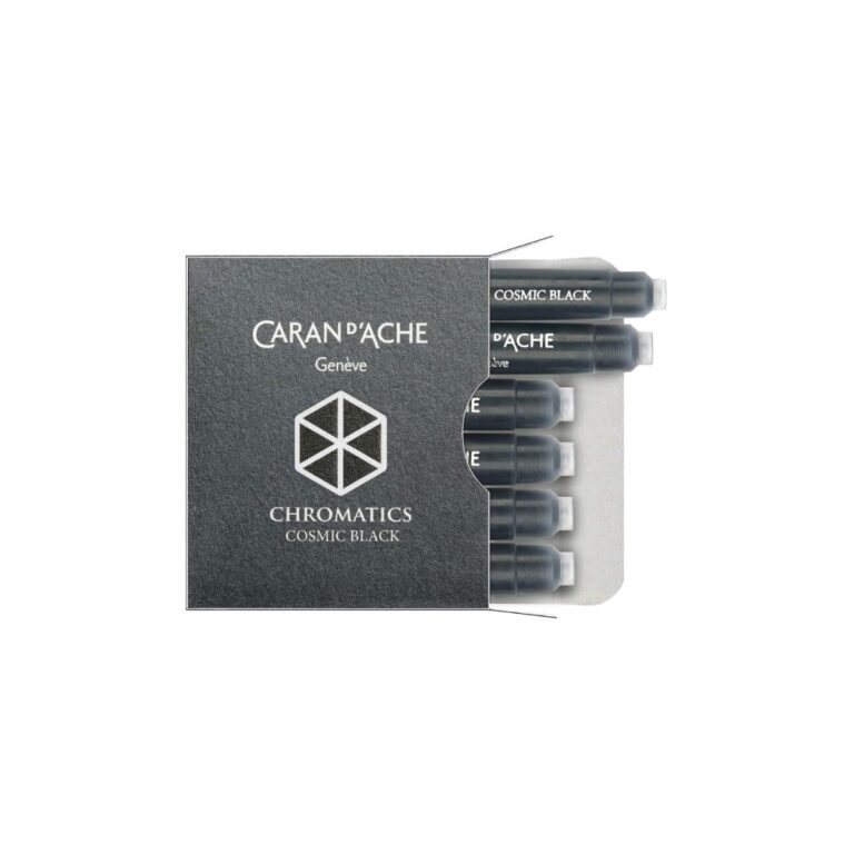 Caran d’Ache Ink Cartridges CHROMATICS, 6/pack, Cosmic Black