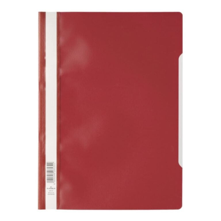 Durable Clear View Folder – Economy A4, Red