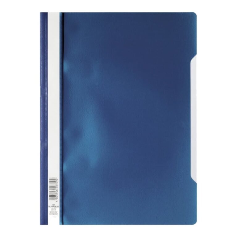 Durable Clear View Folder – Economy A4, Dark Blue
