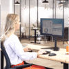 Fellowes Professional Series Freestanding Single Monitor Arm (8049601) - Thumbnail Image 3