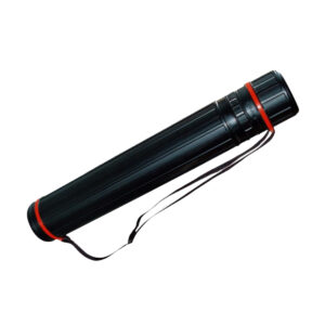 Generic Plastic Drawing Tube 8 x 64-108 cm, Black