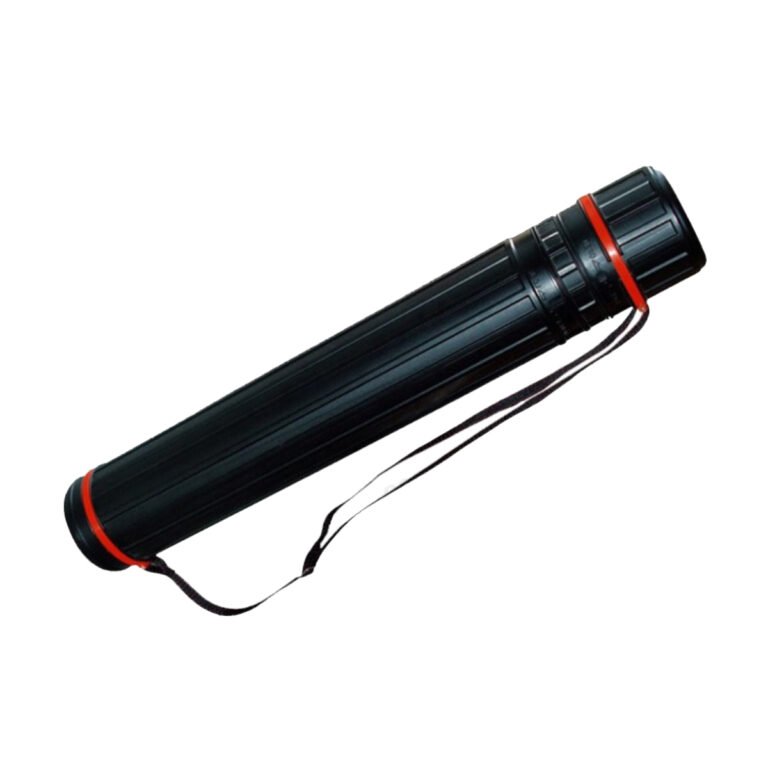 Generic Plastic Drawing Tube 8 x 64-108 cm, Black