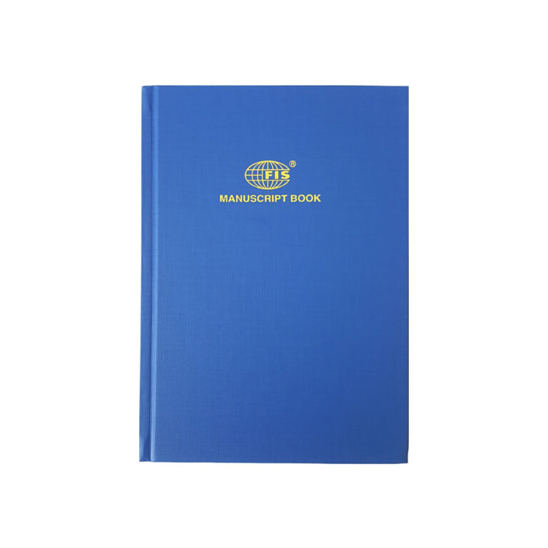FIS Ruled Manuscript/Register Book, A5, 148×210 mm, 2QR – 96 sheets, Blue