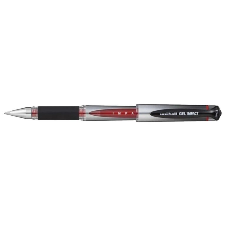 uni-ball Gel Impact, Super Smooth Gel Ink Roller Ball, 1.0mm, Red