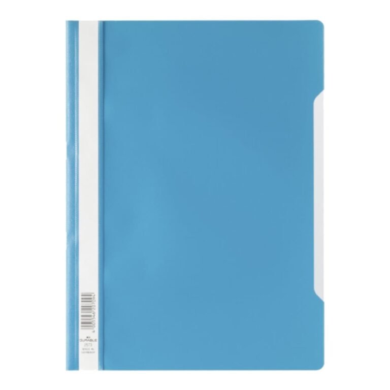 Durable Clear View Folder – Economy A4, Blue