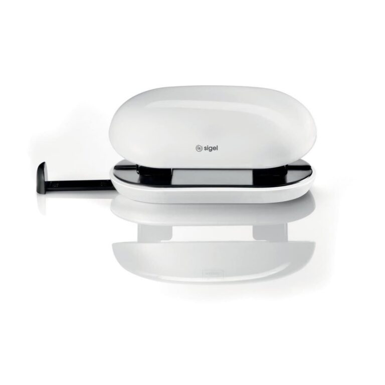 Sigel EYESTYLE 2 Hole Puncher, 10 Sheets Capacity, White