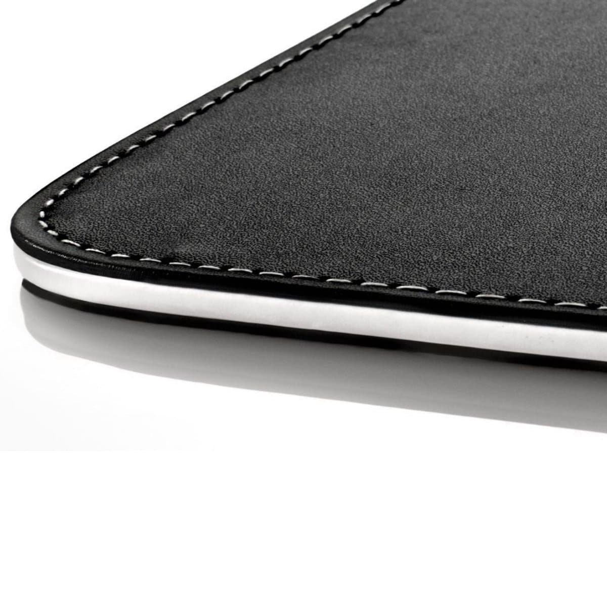 Sigel EYESTYLE Desk Pad, 60 x 45 cm, Black with White padding and stitching - Image 2