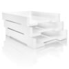 Sigel EYESTYLE Letter Tray, White - Thumbnail Image 3