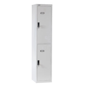 Rexel Locker, 180×37.5×46 cm, 2 Door, Grey