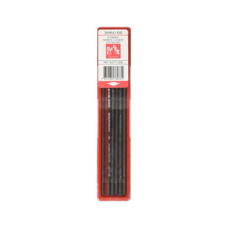 Caran d’Ache Technograph Leads 3mm 6B, 6/pack