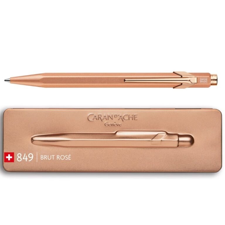 Caran d’Ache 849 Ballpoint Pen with Box, 0.25mm, Brut Rosé