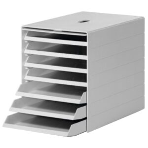 Durable Idealbox Plus, Letter Tray with Front Door, Grey