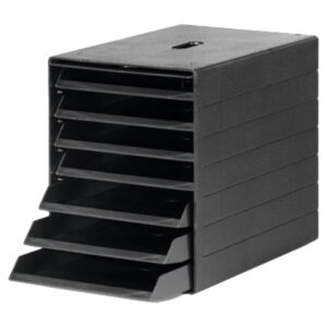 Durable Idealbox Plus, Letter Tray with Front Door, Black