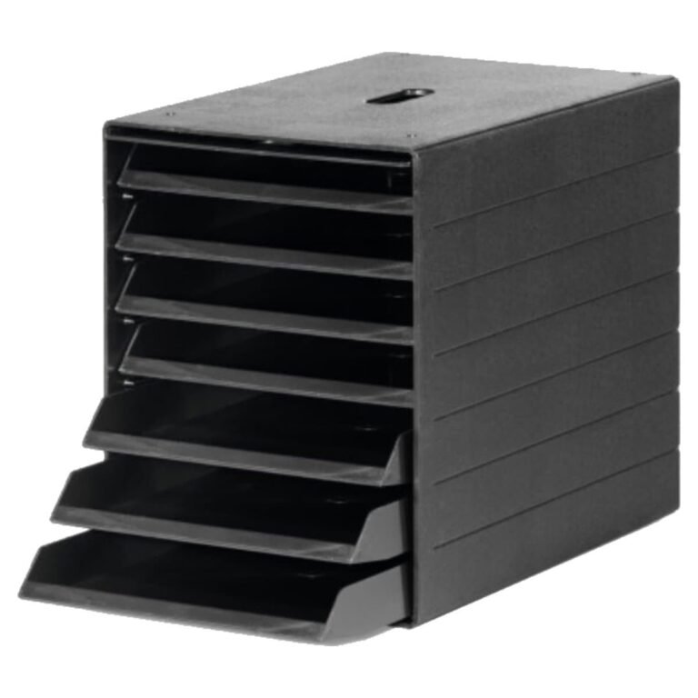 Durable Idealbox Plus, Letter Tray with Front Door, Black