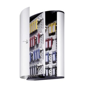 Durable KEY BOX 48 Aluminium Key Cabinet, Cylinder Lock & 6 Key Clips