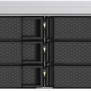 Qnap TS-1273AU-RP 12-Bay NAS Enclosure, AMD V1500B Quad-Core CPU, 8GB DDR4 RAM, 2 x 2.5G Ethernet Ports, 2 x PCIe 3.0 , 1 x Type-A USB 3.2 / 2 x Type-C USB 3.2, Gray | TS-1273AU-RP-8G