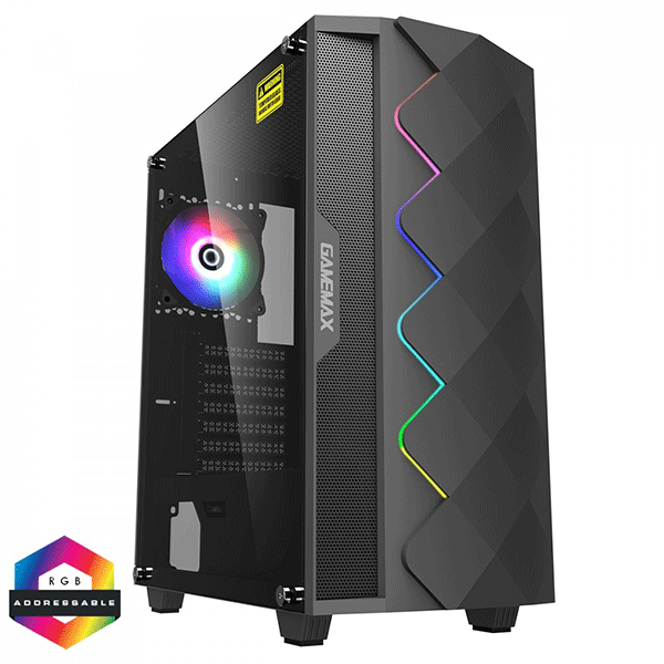 Atx Case Gamemax Diamond Black CASE-GAMEMAX-DIAMOND-B
