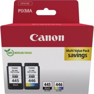 Canon PG-445 and CL-446 Original Ink Multipack, 8283B008AA