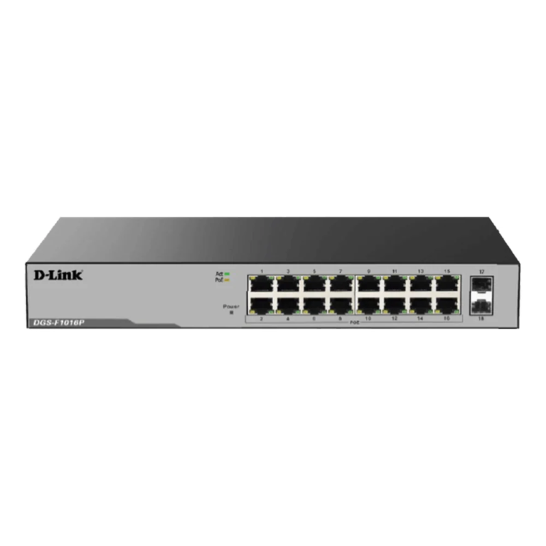 D-Link 18-Port Gigabit PoE Unmanaged Switch DGS-F1016P