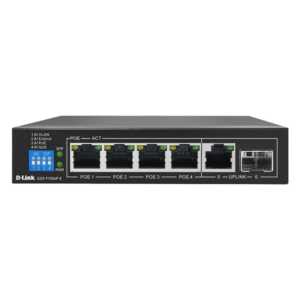 D-Link 6-Port Gigabit PoE Unmanaged Switch DGS-F1006P-E