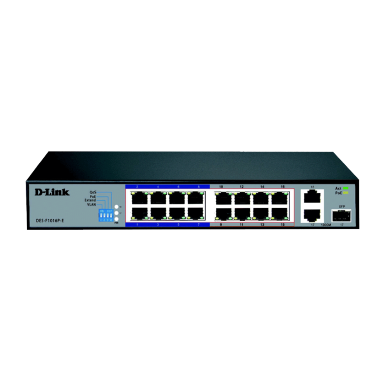 D-Link DES-F1016P-E networking product