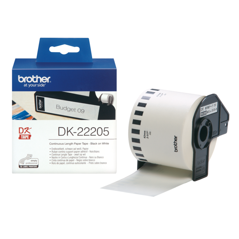 Brother DK-22205 Genuine Continuous Label Roll 62mm x 30.48m