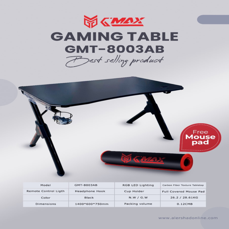 G-MAX GM-GMT-8003AB-BLK mouse pad