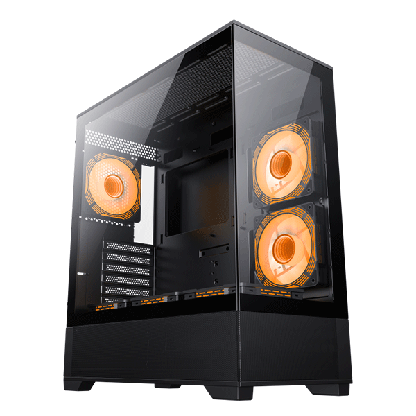 Atx Case Gamemax Vista Ab Black With 6 Fan GM-VISTA-AB-BLK