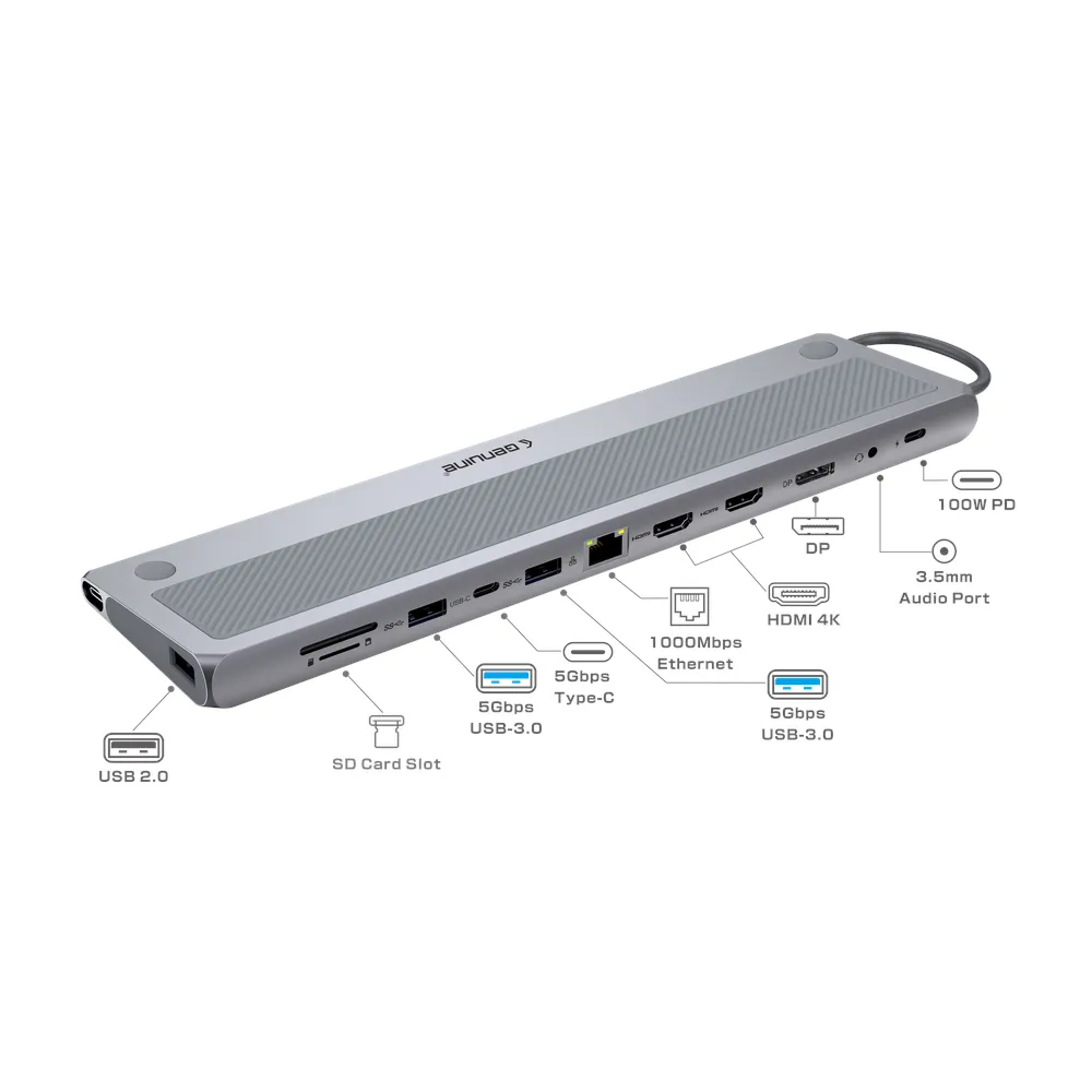 Genuine 12 in 1 Docking Station GN-DC4CG - Image 2