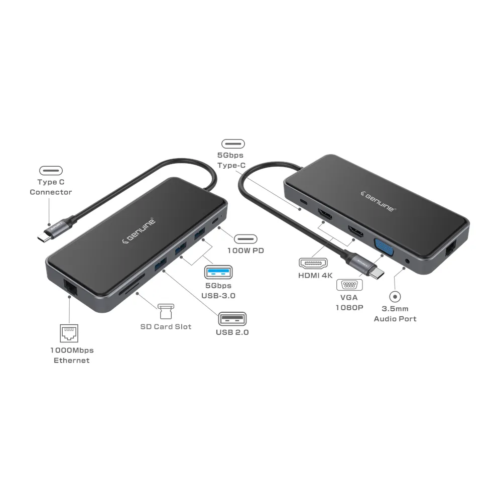 Genuine 12 in 1 Docking Station GN-DC4CL - Image 2