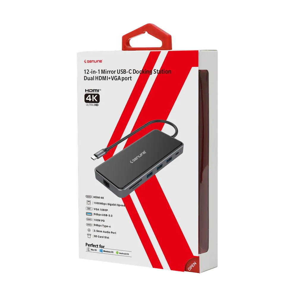 Genuine 12 in 1 Docking Station GN-DC4CL - Image 4