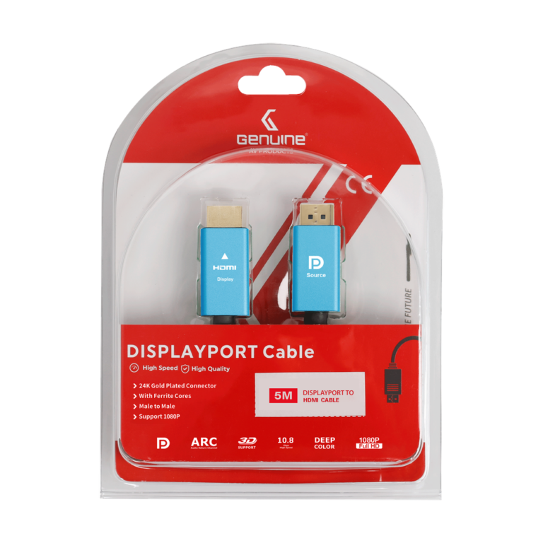 Genuine DP To HDMI Cable GN-DPHD5M