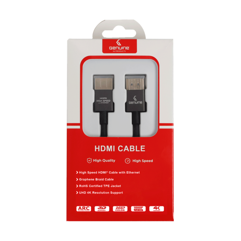 Genuine HDMI To HDMI Slim Cable GN-HD1.8M2.0V-SB