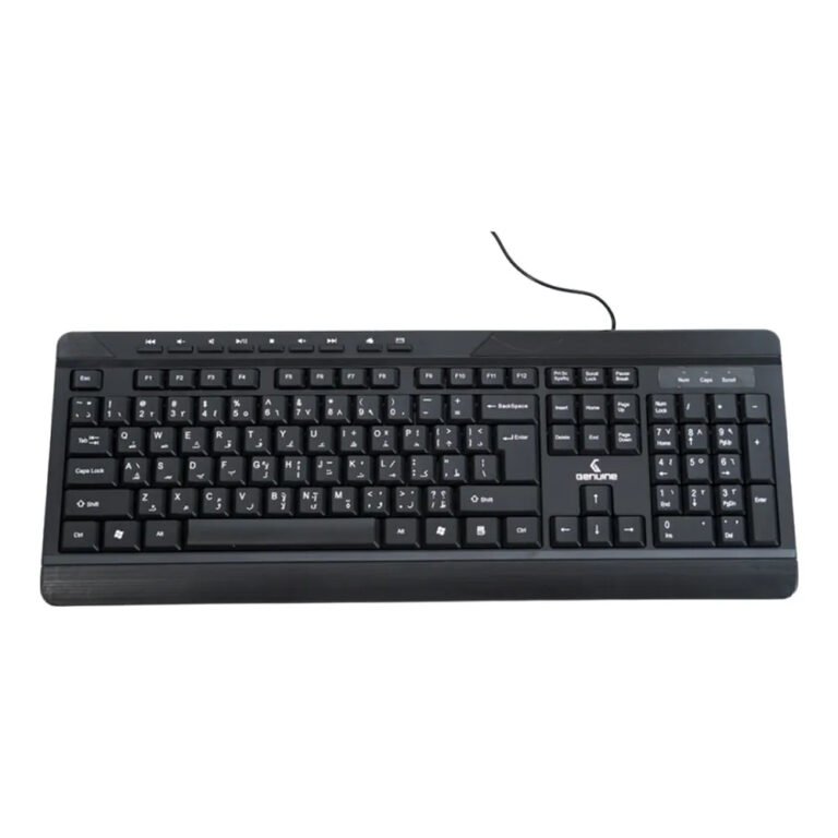 Genuine Full-Size USB Keyboard Arabic & English GN-K4221