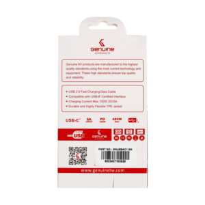Genuine USB 2.0 – A to C Cable GN-USBAC1.5M-BL